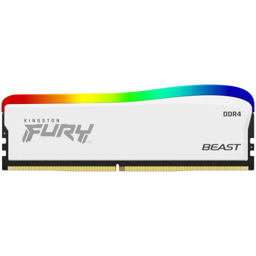 картинка Модуль памяти Kingston Fury Beast White RGB KF432C16BWA/8 DDR4 DIMM 8Gb 3200 MHz  от магазина itmag.kz
