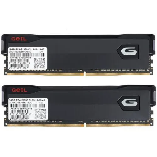 Оперативная память GEIL ORION DDR4 32GB Kit (16GBx2) 2666MHz (AMD) (GOG432GB2666C19DC) фото