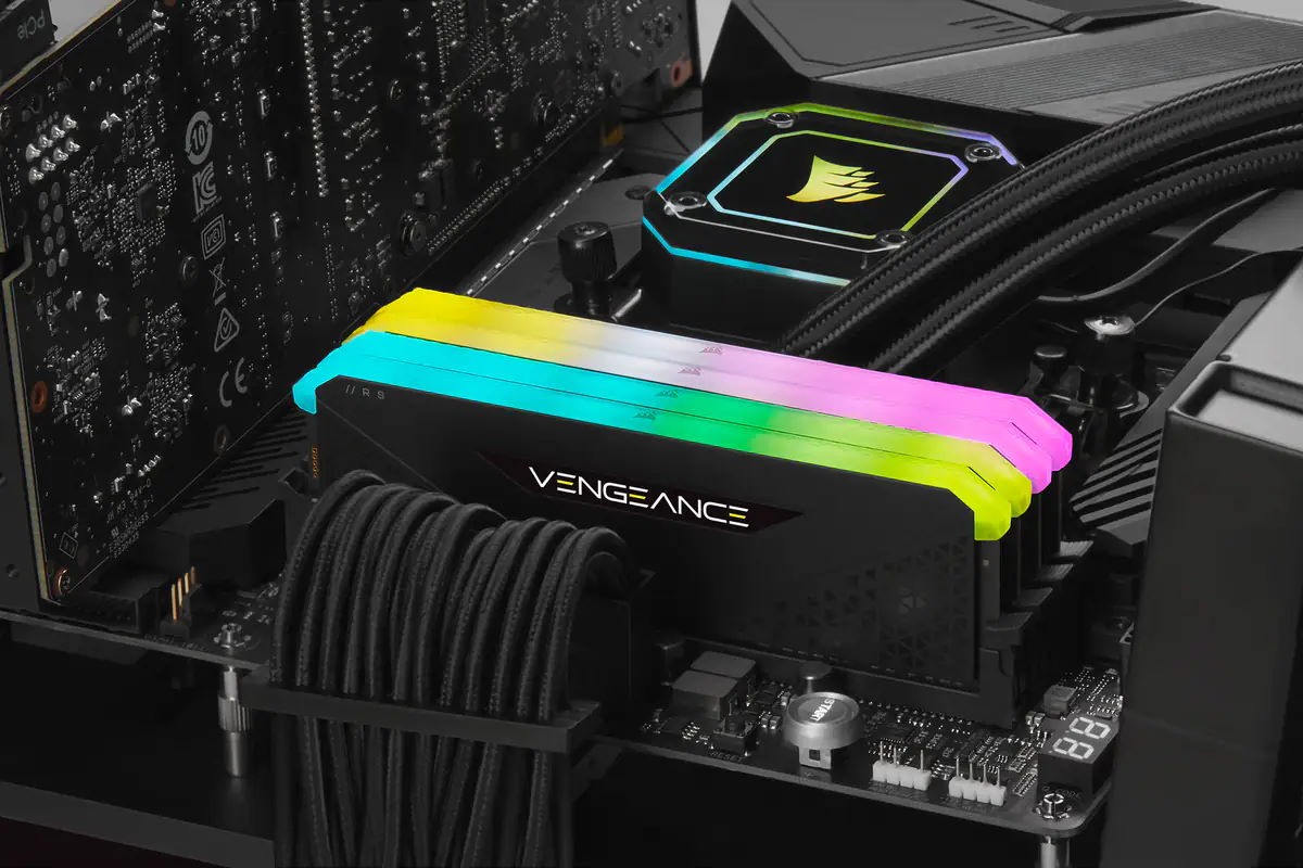 Оперативная память Corsair Vengeance RGB RS DDR4, 3200MHz 32GB (2x16GB) - Black (CMG32GX4M2E3200C16) фото