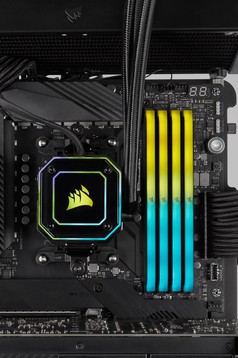 Оперативная память Corsair Vengeance RGB RS DDR4, 3200MHz 32GB (2x16GB) - Black (CMG32GX4M2E3200C16) фото