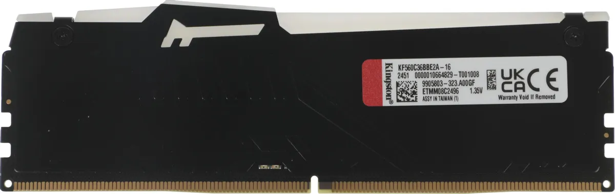 Оперативная память Kingston FURY Beast RGB EXPO DDR5 16GB 6000MT/s (KF560C36BBE2A-16) фото