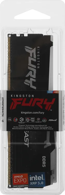 Оперативная память Kingston FURY Beast RGB EXPO DDR5 16GB 6000MT/s (KF560C36BBE2A-16) фото