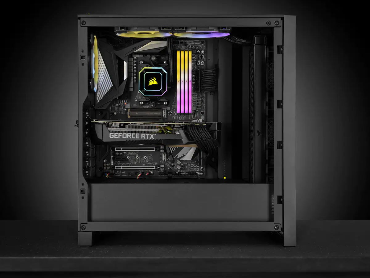 Оперативная память Corsair Vengeance RGB RS DDR4, 3200MHz 16GB (2x8GB) - Black (CMG16GX4M2E3200C16) фото