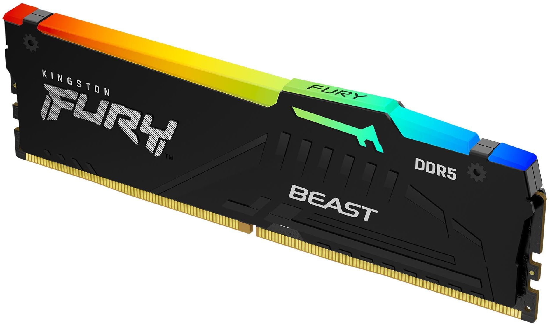 Модуль памяти Kingston Fury Beast Black RGB EXPO DDR5 64Gb 5600MHz (KF556C40BBA-64) фото