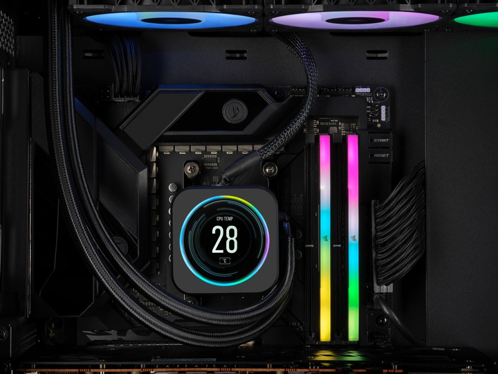 Оперативная память Corsair Vengeance RGB (AMD), DDR5 32 GB kit (2x16GB) 6000MHz (CMH32GX5M2E6000Z36) фото