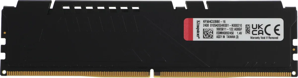 Память оперативная Kingston FURY Beast Black EXPO DDR5 16GB 6000MT/s (KF560C36BBE2-16) фото
