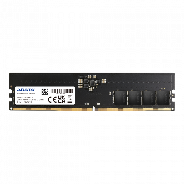 картинка Оперативная память A-Data 8Gb 4800MHz DDR5 DIMM, CL40, 1.1v,  AD5U48008G-S от магазина itmag.kz