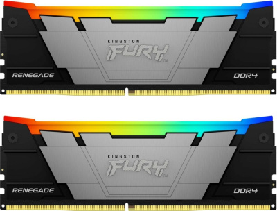 картинка Оперативная память Kingston 16GB 3200MT/s DDR4 CL16 DIMM (Kit of 2) FURY Renegade RGB от магазина itmag.kz