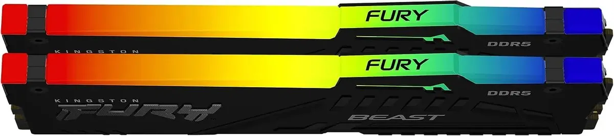 Оперативная память Kingston Fury Beast RGB (AMD), DDR5 32 GB kit (2x16GB) 6000MHz (KF560C30BBEAK2-32) ( KF560C30BBEAK2-32) фото