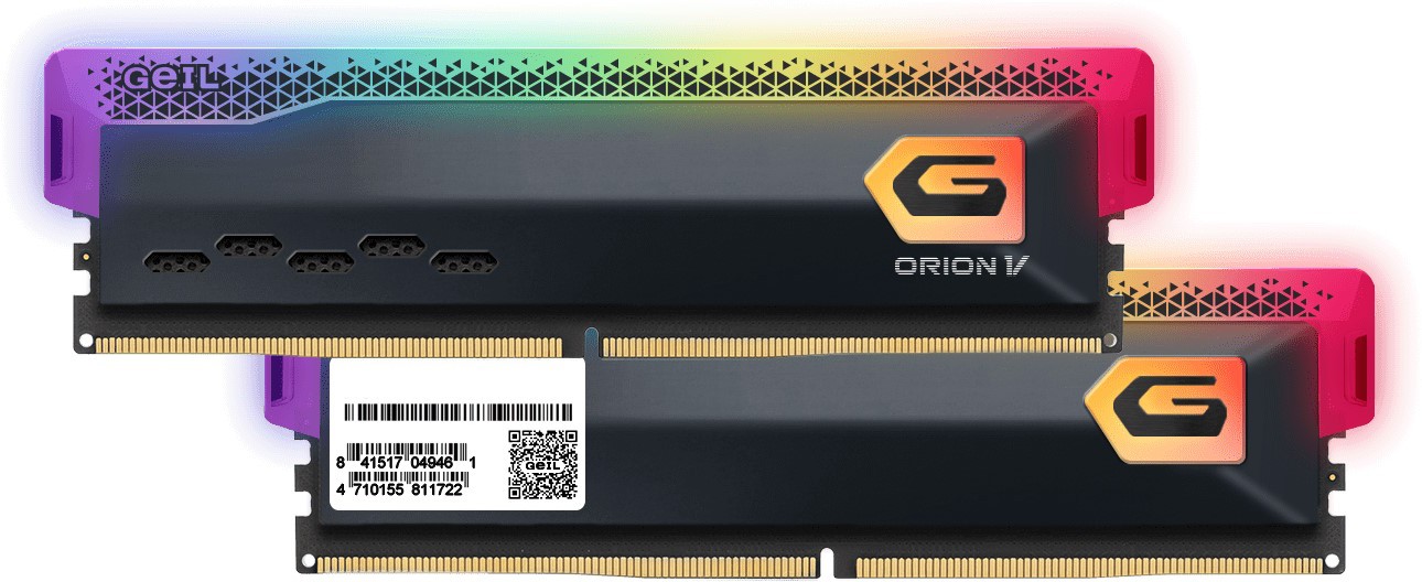 Оперативная память GEIL Orion V RGB DDR5 64GB Kit (2x32GB) 5600Mhz (GVSG564GB5600C38ADC) фото