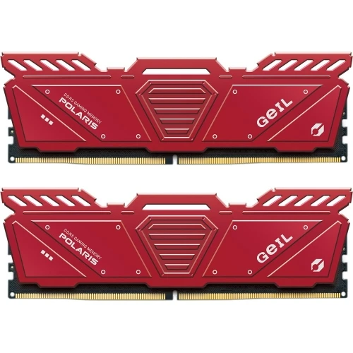 картинка Оперативная память 32GB Kit (2x16GB) GEIL POLARIS 5200Mhz DDR5 GOR532GB5200C42DC Red от магазина itmag.kz