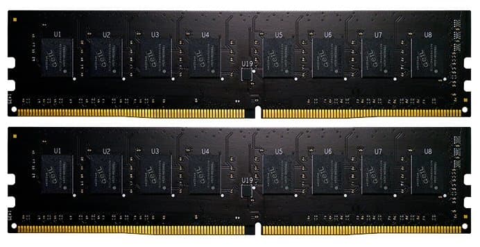 картинка Оперативная память  8GB Kit (2x4GB) GEIL DDR4 PC4-19200 2400MHz D4 PRISTINE SERIES GP48GB2400C17DC от магазина itmag.kz