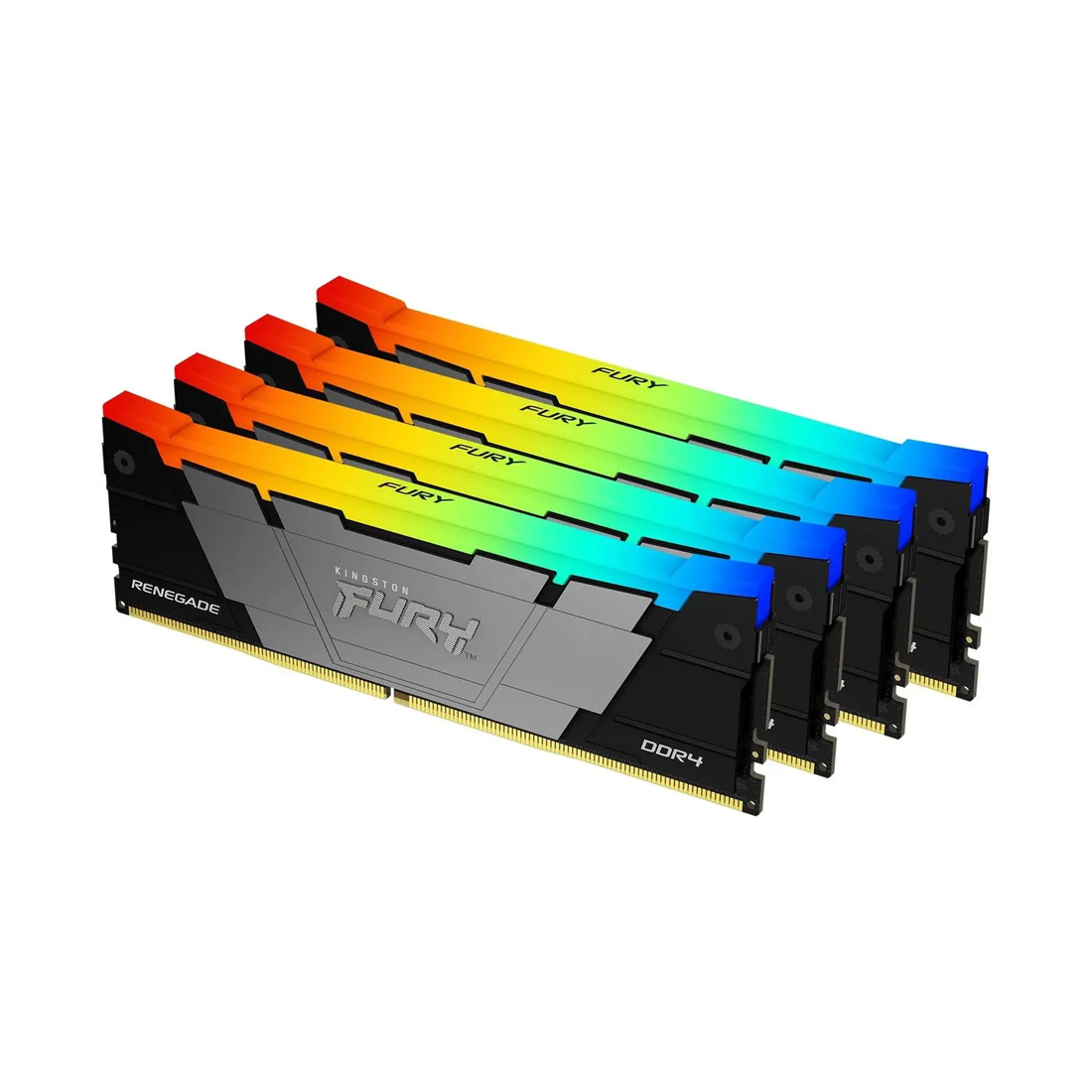 картинка Оперативная память Kingston FURY Renegade RGB KF436C18RB2AK4/128 DDR4 128GB (Kit 4x32GB) 3600 от магазина itmag.kz