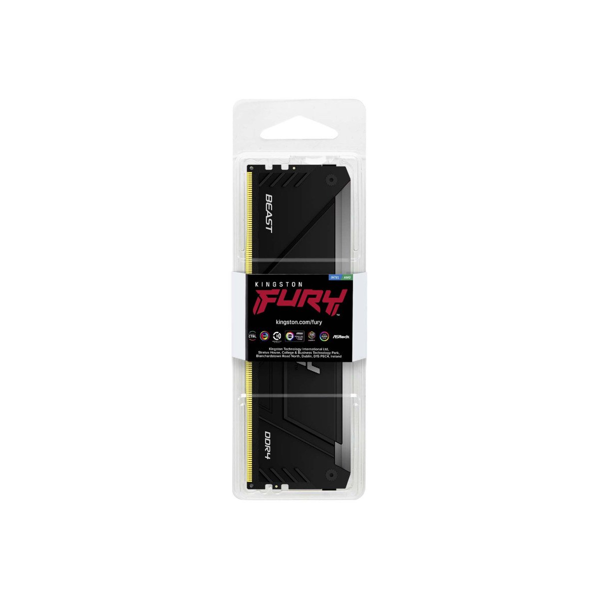 Оперативная память Kingston Fury Beast RGB DDR4 16Gb 3200 MHz (KF432C16BB2A/16) фото