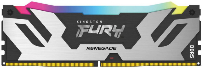 картинка Оперативная память  Kingston Renegade Silver RGB 16Gb 6400MHz DDR5 DIMM KF564C32RSA-16 от магазина itmag.kz