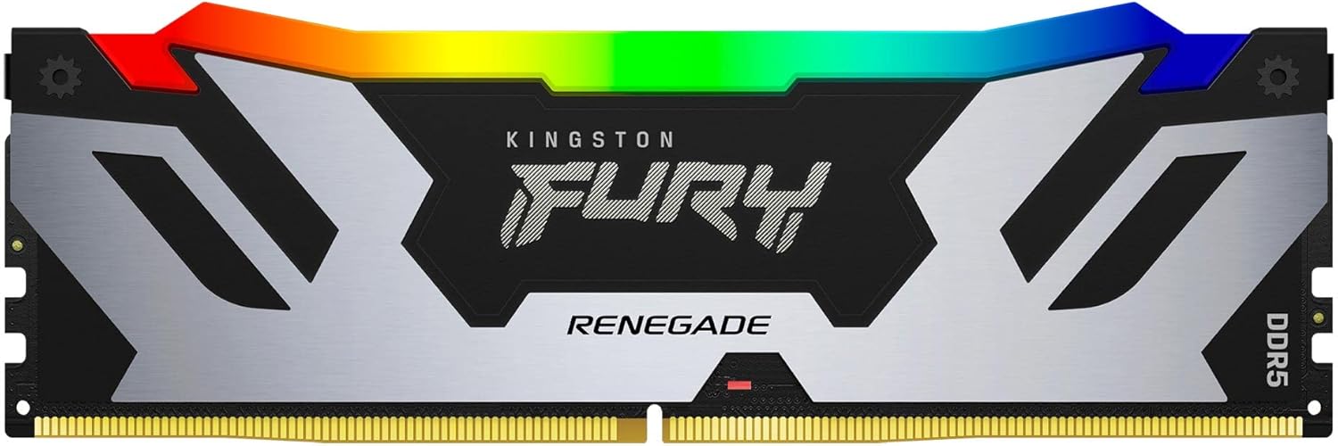 Оперативная память CU-DIMM Kingston Fury Renegade DDR5 48 GB kit (2x24G) 8800MHz Silver RGB (KF588CU42RSAK2-48) фото