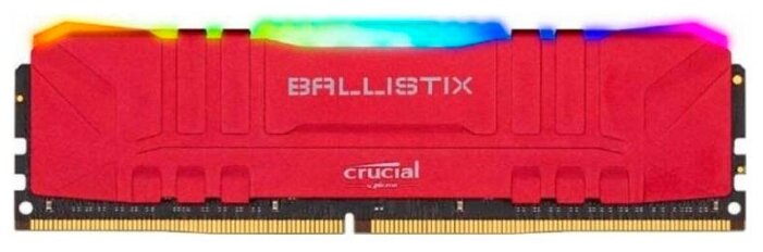 картинка Crucial DRAM Ballistix Red RGB 16GB DDR4 3600MT/s  CL16  Unbuffered DIMM 288pin Red RGB, EAN: 649528825179 от магазина itmag.kz