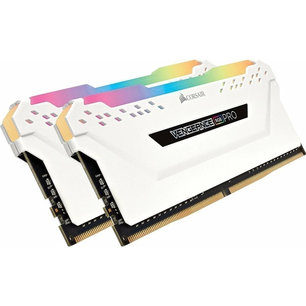 Комплект оперативной памяти CORSAIR VENGEANCE RGB PRO 32GB (2x16GB) DDR4 3200 (CMW32GX4M2E3200C16W) фото