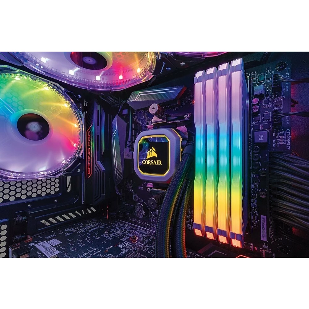 Комплект оперативной памяти CORSAIR VENGEANCE RGB PRO 32GB (2x16GB) DDR4 3200 (CMW32GX4M2E3200C16W) фото