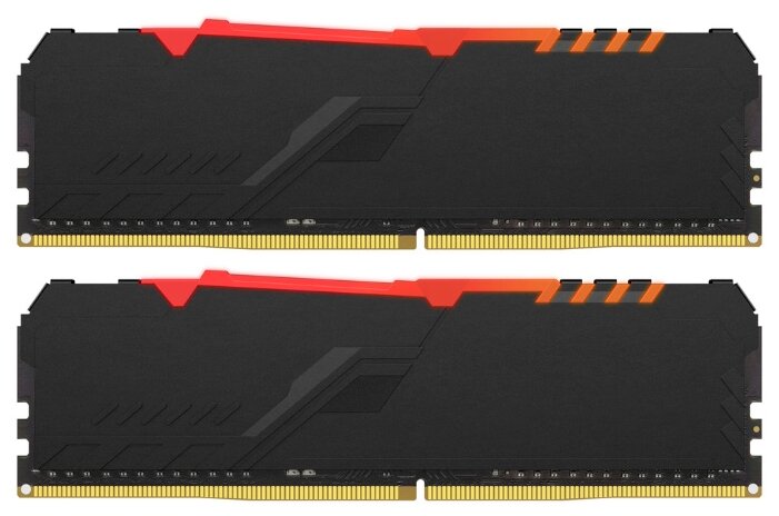 картинка Оперативная память Kingston HyperX Fury RGB HX432C16FB3AK2/16 DDR4 16G (2x8G) 3200MHz от магазина itmag.kz