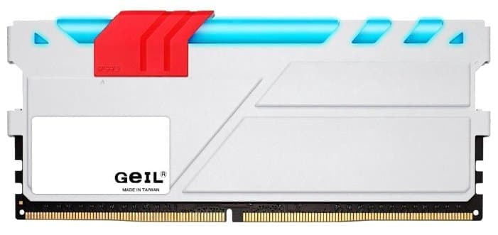 картинка Оперативная память EVO X SERIES  8GB GEIL DDR4 PC4-17000 2133MHz GEXW48GB2133C15SC БЕЛЫЙ от магазина itmag.kz