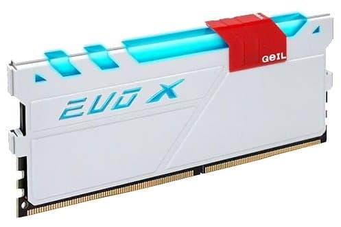 картинка Оперативная память EVO X SERIES  8GB GEIL DDR4 PC4-17000 2133MHz GEXW48GB2133C15SC БЕЛЫЙ от магазина itmag.kz