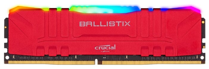 картинка Crucial DRAM Ballistix Red RGB 16GB DDR4 3000MT/s  CL15  Unbuffered DIMM 288pin Red RGB, EAN: 649528825070 от магазина itmag.kz