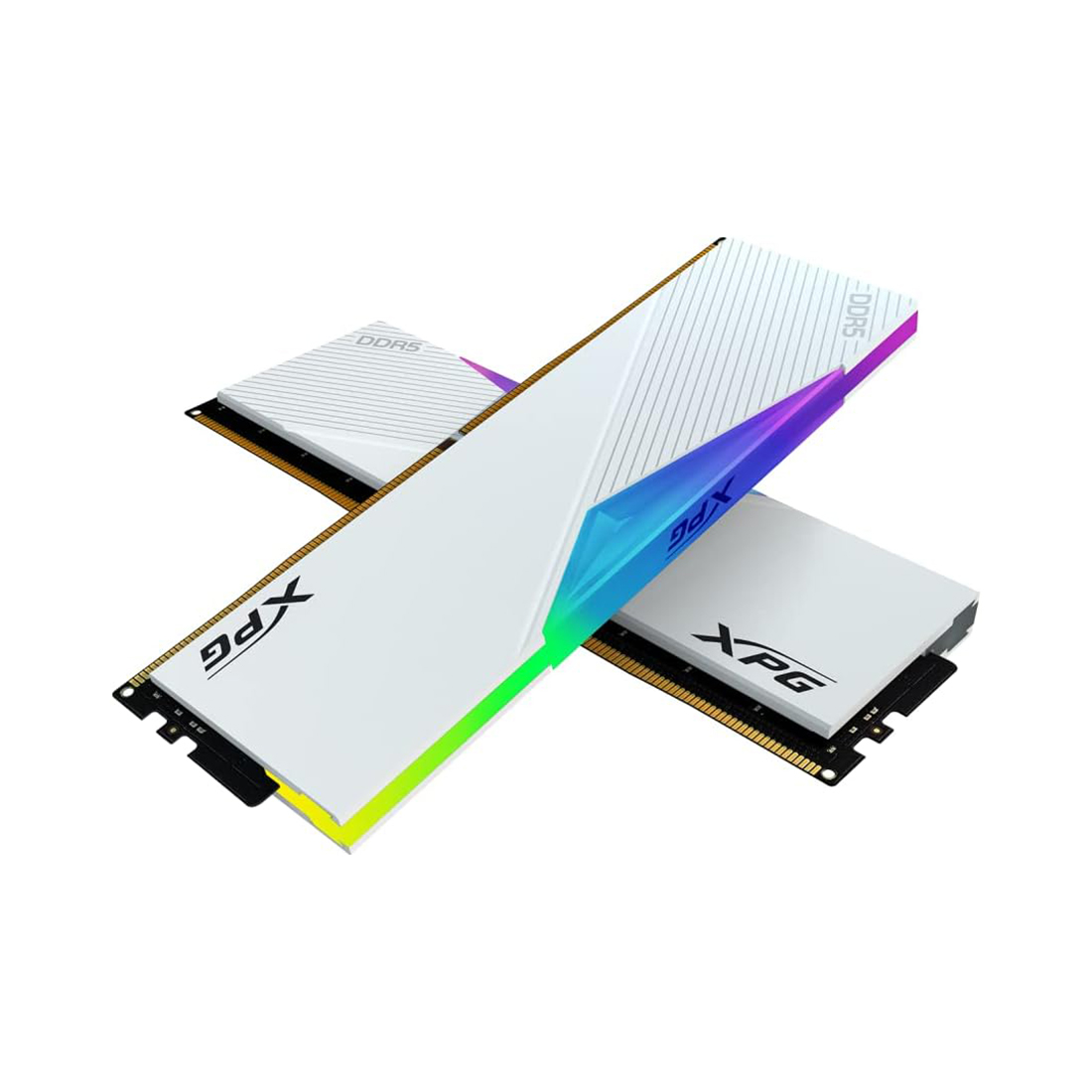 картинка Комплект оперативной памяти ADATA XPG Lancer RGB AX5U6400C3216G-DCLARWH DDR5 32GB (Kit 2x16GB) от магазина itmag.kz