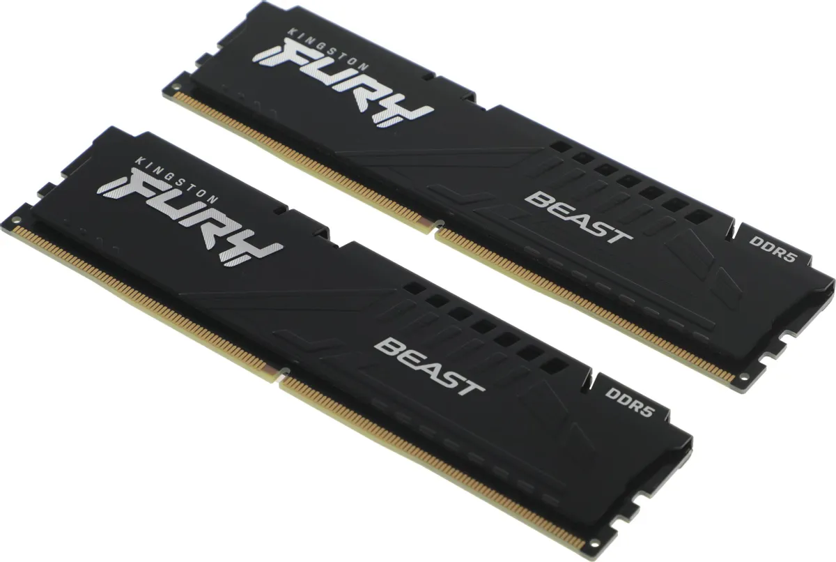 Оперативная память DIMM Kingston Fury Beast DDR5 16 GB kit (2x8GB) 6000MHz (AMD+Intel) (KF560C30BBEK2-16) фото