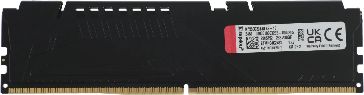 Оперативная память DIMM Kingston Fury Beast DDR5 16 GB kit (2x8GB) 6000MHz (AMD+Intel) (KF560C30BBEK2-16) фото