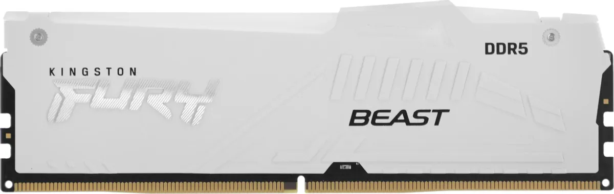 Оперативная память Kingston FURY Beast RGB DDR5 16GB 6000MT/s - White (KF560C30BWEA-16) фото