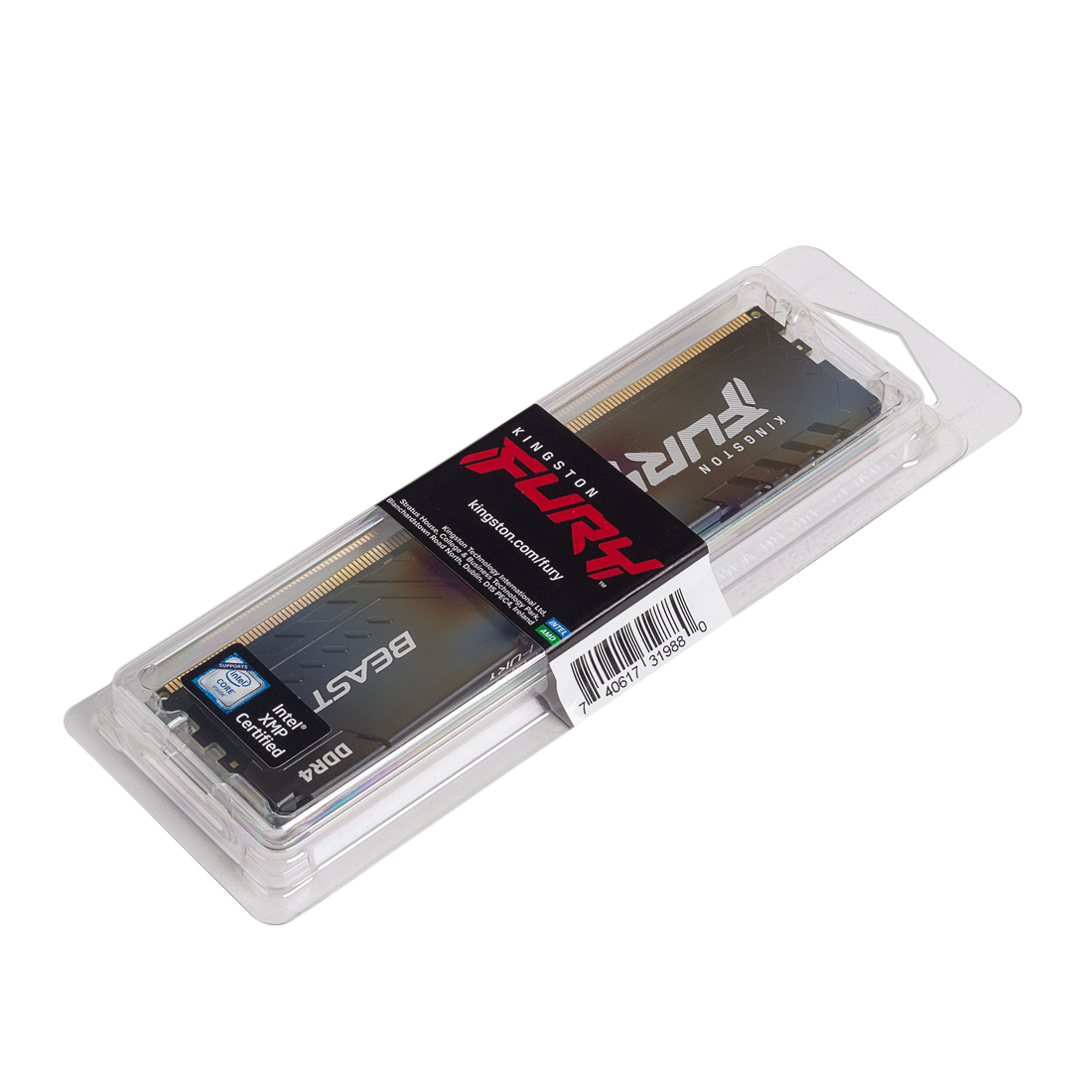 Оперативная память Kingston FURY Beast KF426C16BB1/16 DDR4 16GB 2666MHz (KF426C16BB1/16) фото