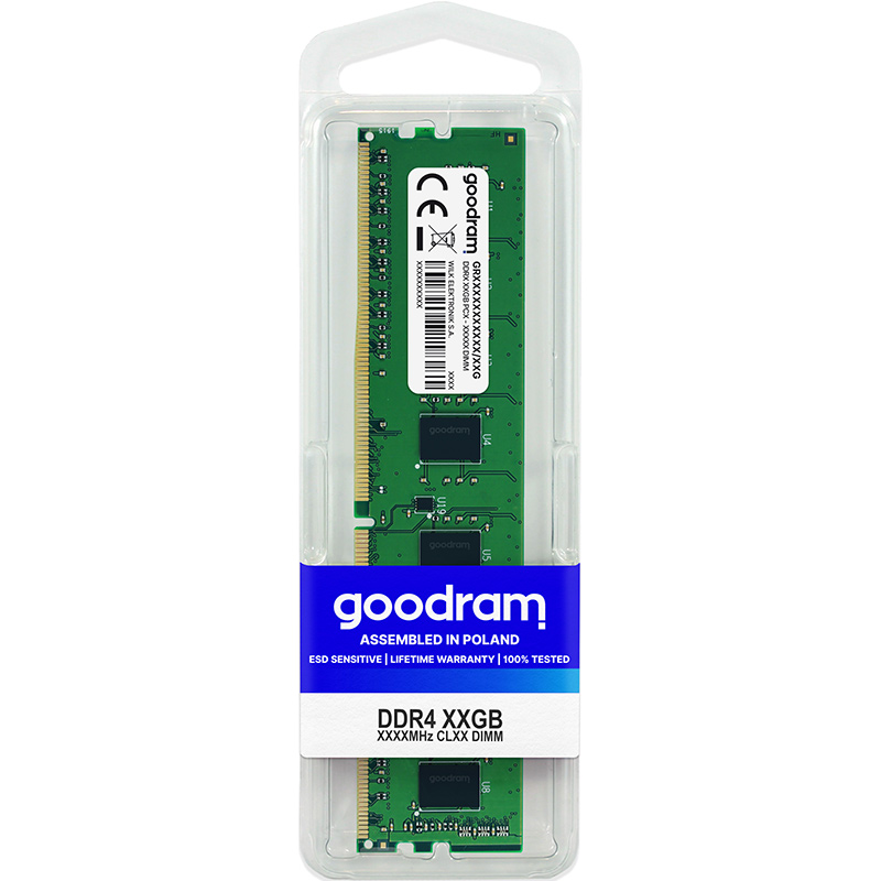 картинка Оперативная память GOODRAM 16GB 3200MHz CL22 DIMM (GR3200D464L22/16G) от магазина itmag.kz