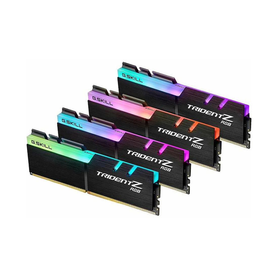 картинка Комплект модулей памяти G.SKILL TridentZ RGB F4-3200C16Q-128GTZR DDR4 128GB (Kit 4x32GB) 3200MHz от магазина itmag.kz
