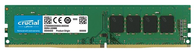 картинка Оперативная память 16GB DDR4 2666 MHz Crucial  PC4-21300 Unbuffered NON-ECC 1.2V CT16G4DFD8266 от магазина itmag.kz