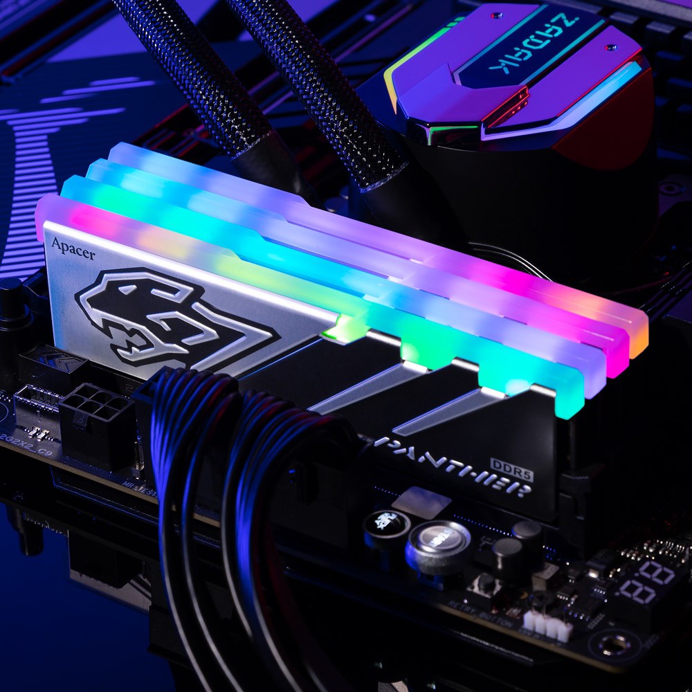Оперативная память Apacer Apacer Panther RGB DDR5 16GB 6000MHz (AH5U16G60C6229BAA-1) фото
