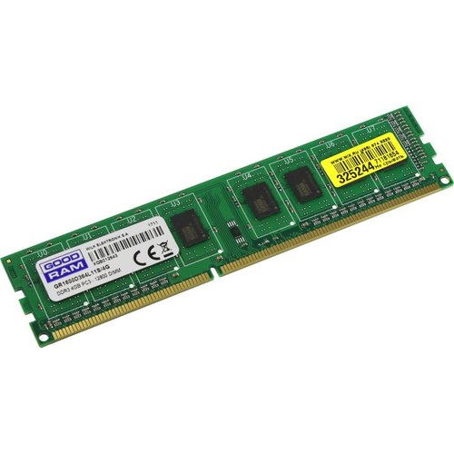 картинка Оперативная память 4Gb DDR3 1600Mhz GOODRAM PC3-12800 CL11 GR1600D364L11S/4G от магазина itmag.kz