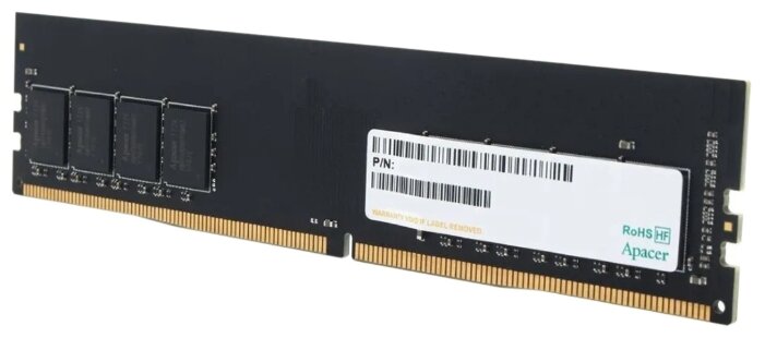картинка Оперативная память Apacer EL.04G2V.KNH 4 GB  DDR4 2666 MHz DIMM CL19 от магазина itmag.kz