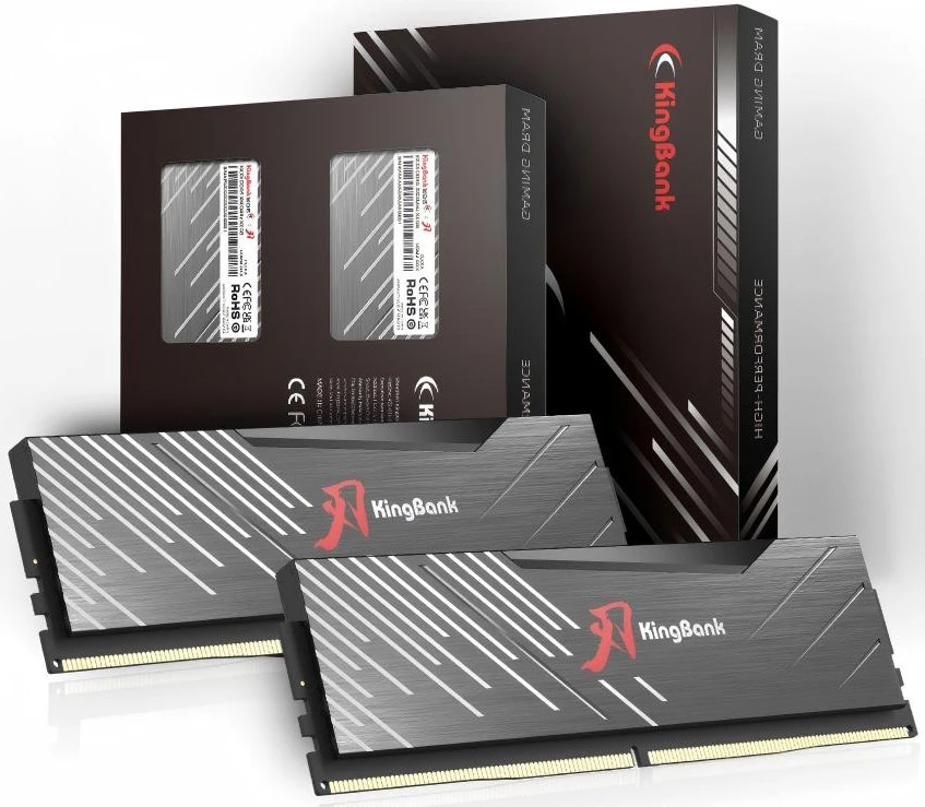 Оперативная память KingBank KRXB DDR5 32 GB kit (2x16GB) 6000MHz (K5.01.FPM5ED9404) фото