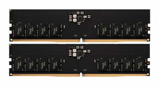 картинка Оперативная память 32GB Kit (2x16GB) 4800MHz DDR5 Team Group ELITE PC5-38400  TED532G4800C40DC01 от магазина itmag.kz