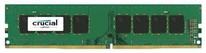 картинка Оперативная память 8GB DDR4 2400 MHz Crucial PC4-19200 Unbuffered NON-ECC 1.2V CT8G4DFD824A от магазина itmag.kz