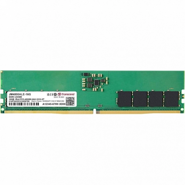 картинка Память оперативная DDR5 Desktop Transcend  JM4800ALE-16G от магазина itmag.kz