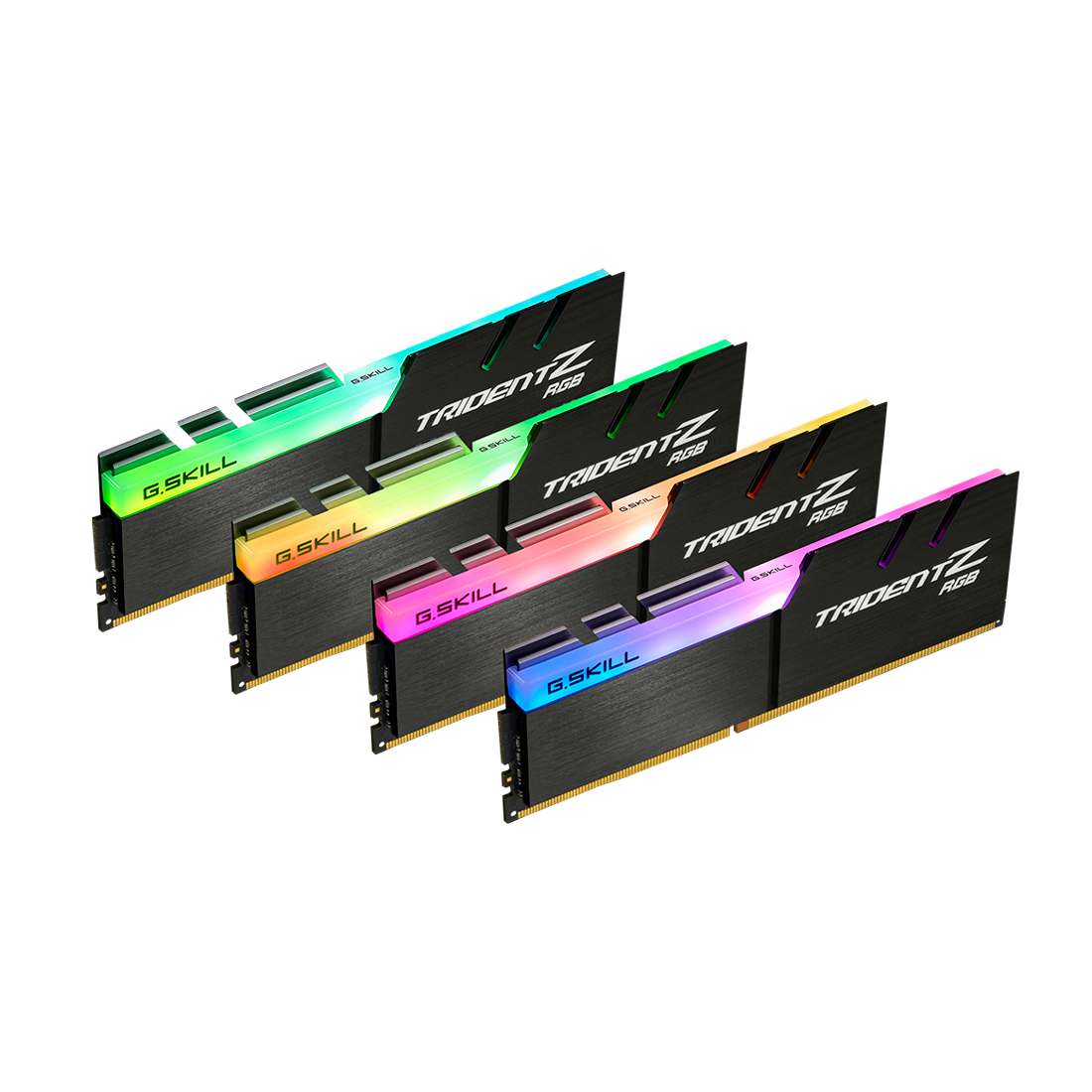 картинка Комплект модулей памяти G.SKILL TridentZ RGB F4-3600C18Q-64GTZR DDR4 64GB (Kit 4x16GB) 3600MHz от магазина itmag.kz