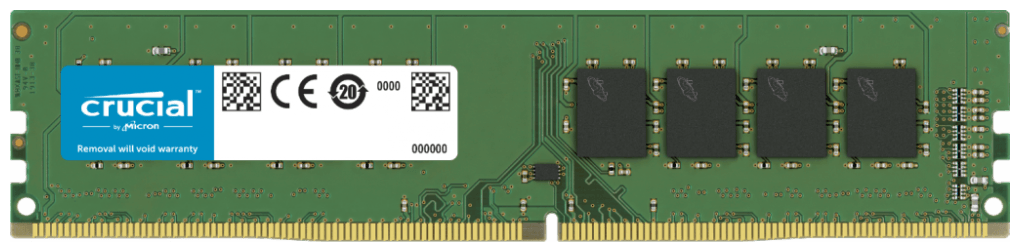 картинка Оперативная память 16GB DDR4 2666 MHz Crucial Basics PC4-21300 Unbuffered NON-ECC 1.2V CB16GU2666 от магазина itmag.kz