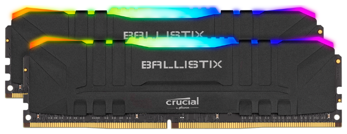 картинка Оперативная память 16GB KIT (2x8Gb) DDR4 3200MHz Crucial Ballistix Gaming Black PC4-25600 1.35V BL2K8G32C16U4BL от магазина itmag.kz