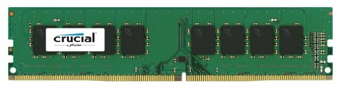 картинка Оперативная память 16GB DDR4 2400 MHz Crucial  PC4-19200 CL=17 NON-ECC 1.2V CT16G4DFD824A от магазина itmag.kz