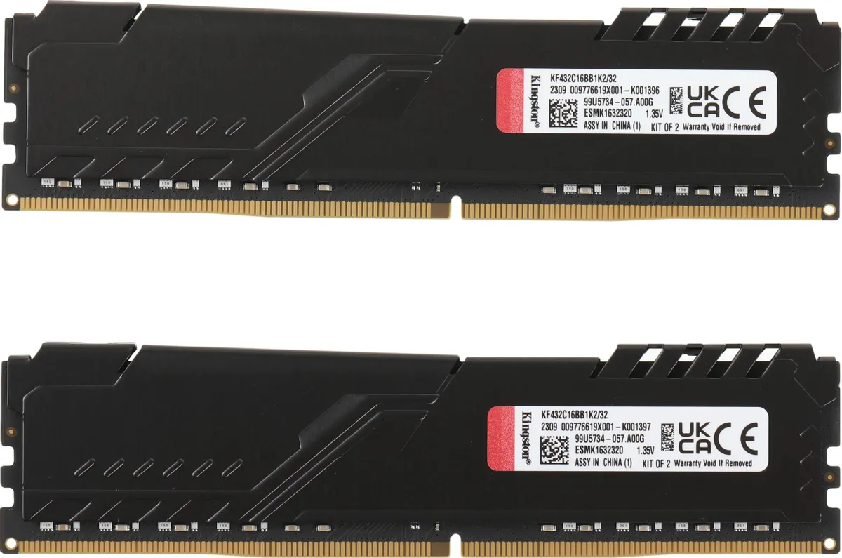 Оперативная память Kingston Fury Beast DDR4 DIMM 32Gb KIT (2x16) 3200MHz (KF432C16BB1K2/32WP) фото