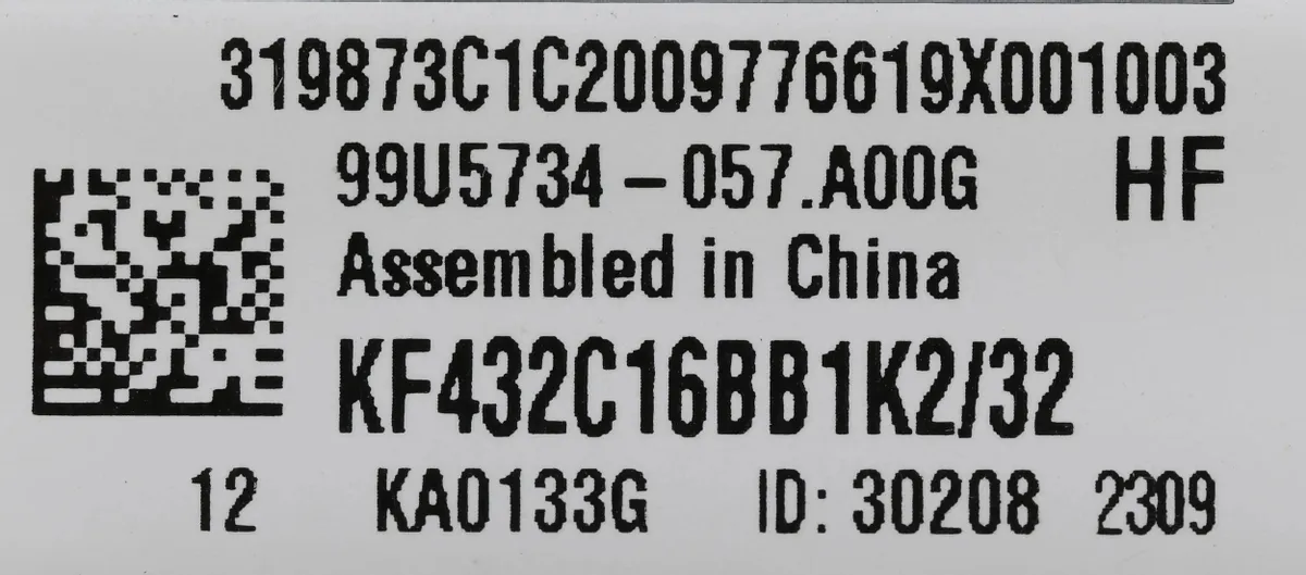 Оперативная память Kingston Fury Beast DDR4 DIMM 32Gb KIT (2x16) 3200MHz (KF432C16BB1K2/32WP) фото