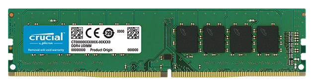 картинка Оперативная память 32GB DDR4 2666 MT/s Crucial PC4-21300 CL-19  Dual Ranked  x8 based Unbuffered NON-ECC 1.2V CT32G4DFD8266 от магазина itmag.kz