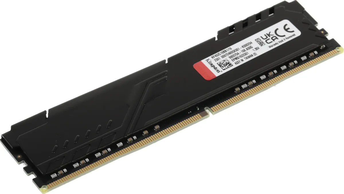 Оперативная память Kingston Fury Beast DDR4 DIMM 16Gb 3200MHz (KF432C16BB1/16WP) фото